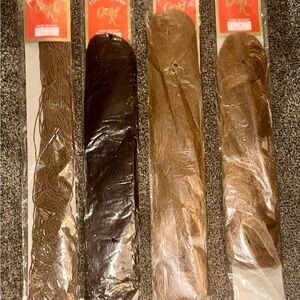 Lot of 4 “Gold K” Braiding Hair – Silky & Jumbo Braid – Synthetic – Colors - New